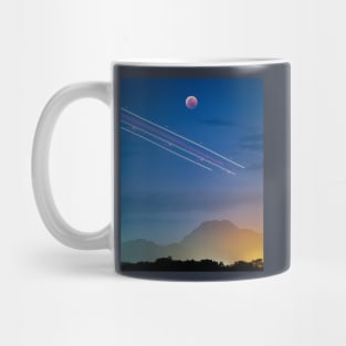 Super Blood Wolf Moon Rising Mug